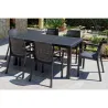 Compra MESA RESINA RATAN ELEGANCE NEGRO 150 X 90 CM GARDEN LIFE 4090-06 al mejor precio