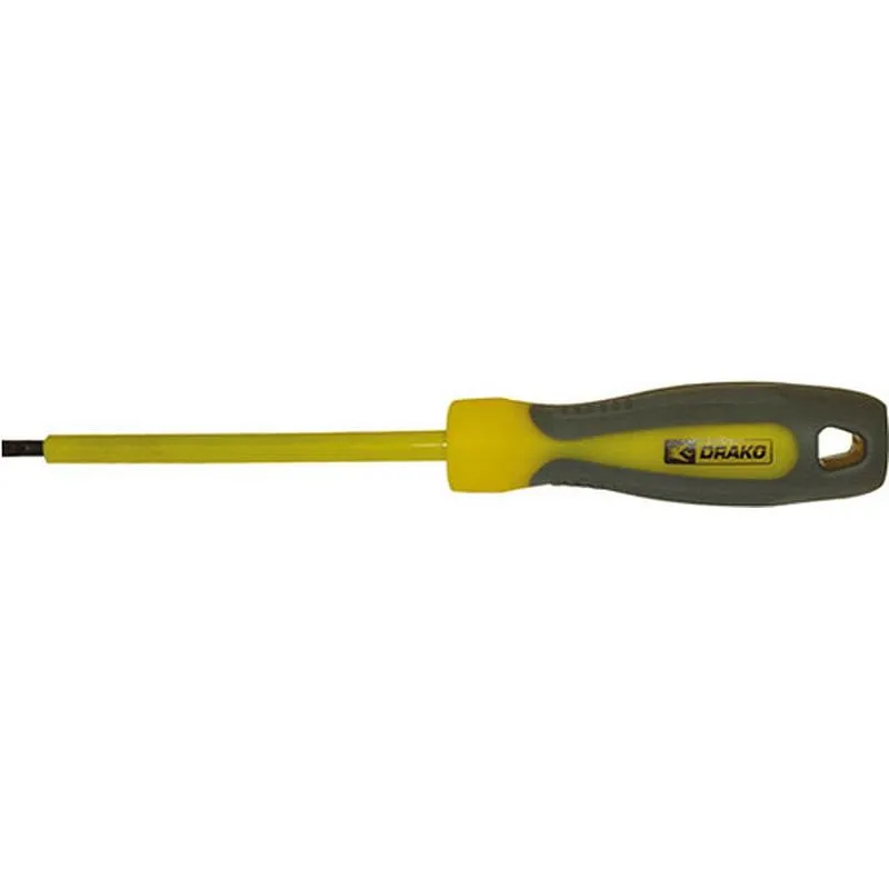 Compra DESTORNILLADOR PUNTA RECTA 3 X 75 MM. AISLAMIENTO EN VARILLA DRAKO 9685742 al mejor precio
