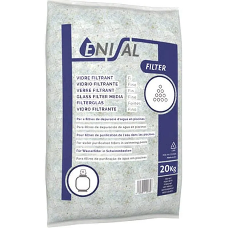 Compra VIDRIO FILTRANTE FINO SACO 20 KG ENISA 4763 al mejor precio