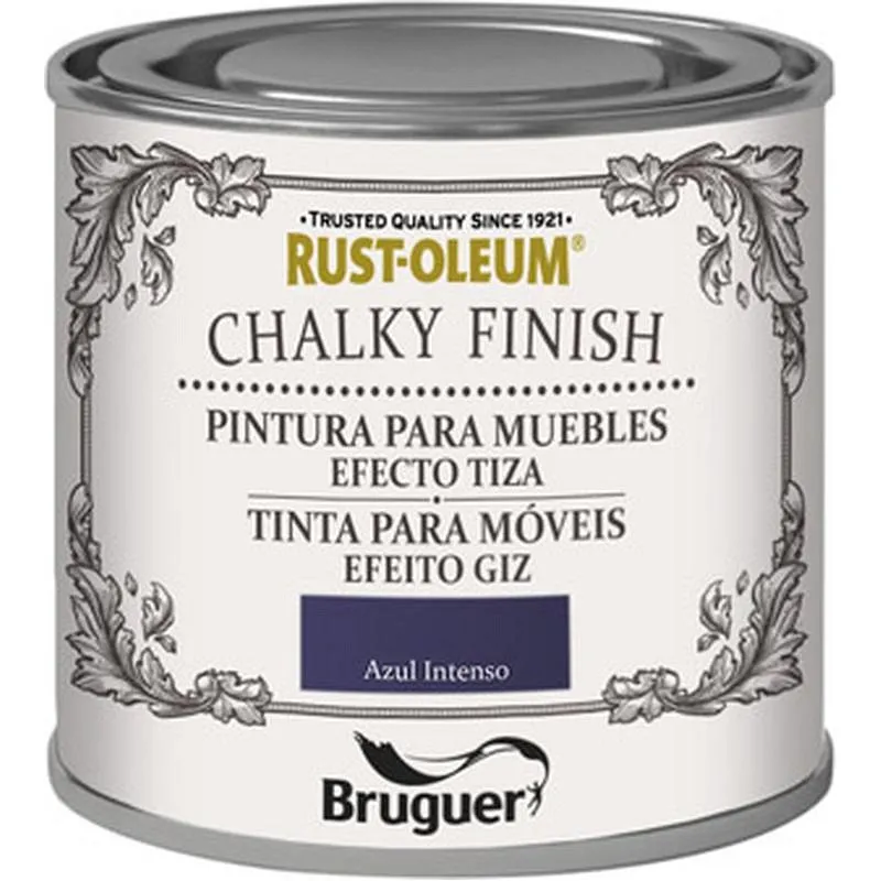 Compra PINTURA EFECTO TIZA CHALKY FINISH 125 ML AZUL INTENSO RUST-OLEUM 5397552 al mejor precio