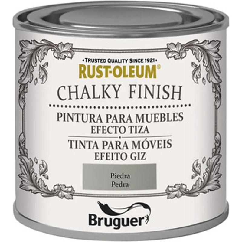 Compra PINTURA EFECTO TIZA CHALKY FINISH 125 ML PIEDRA RUST-OLEUM 5397557 al mejor precio