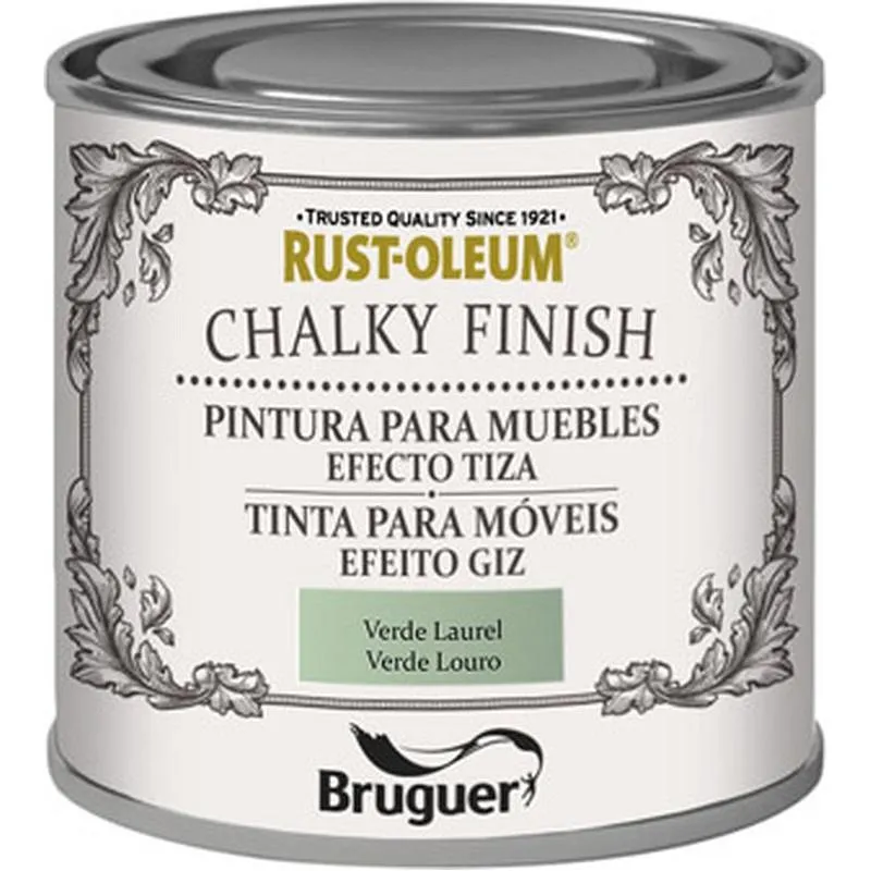 Compra PINTURA EFECTO TIZA CHALKY FINISH 125 ML VERDE LAUREL RUST-OLEUM 5397548 al mejor precio