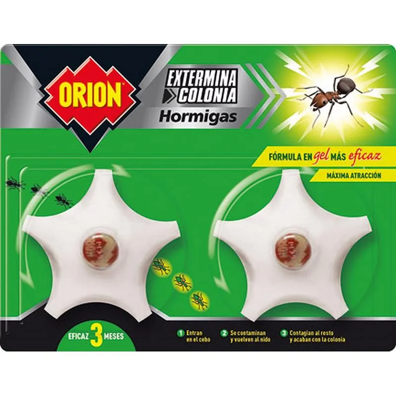 Compra TRAMPA CEBO HORMIGAS ORION 2 UNIDADES ORION 31811 al mejor precio