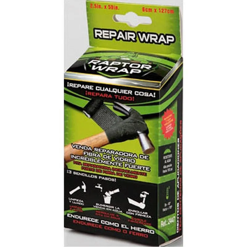 Compra CINTA DE REPARACION FIBRA VIDRIO 1,27 M X 60 MM RAPTOR WRAP 2447 al mejor precio