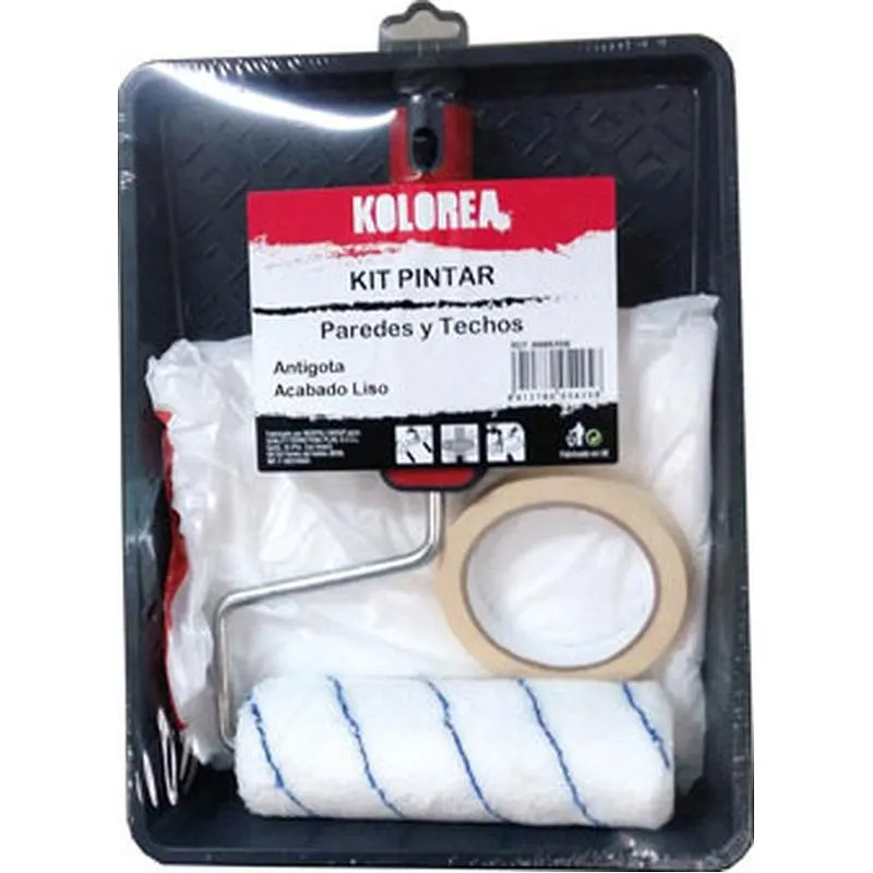 Compra KIT PINTAR PAREDES Y TECHOS 4 PIEZAS KOLOREA 9686356 al mejor precio