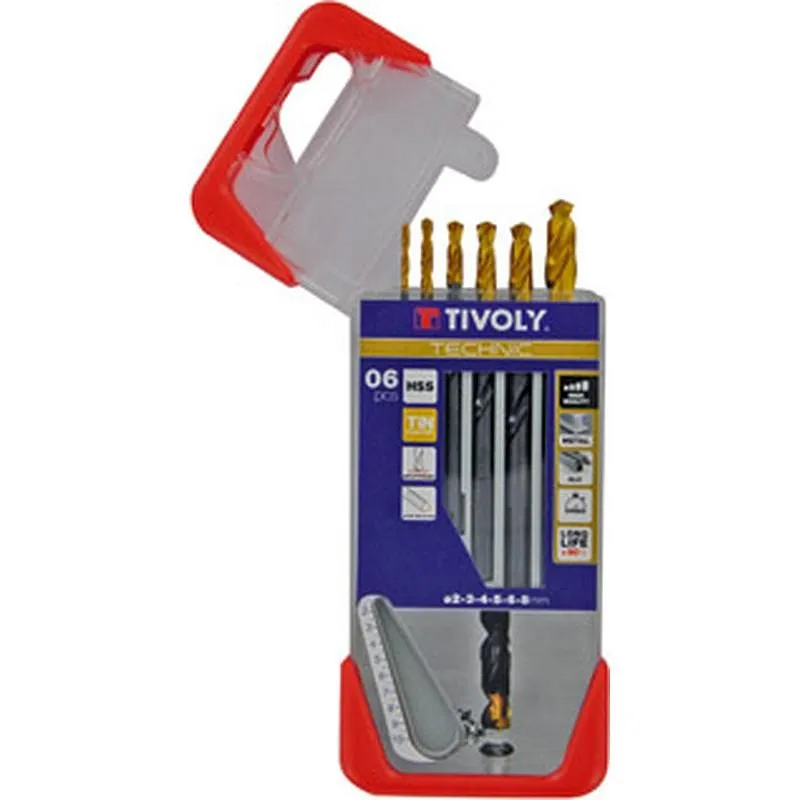 Compra BROCAS HSS TIN JGO 5 PZS CLIPSTER A21 TIVOLY 11453170002 al mejor precio