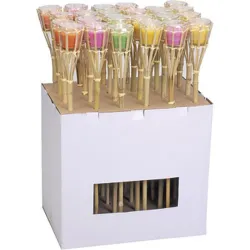 Compra ANTORCHA JARDIN VASO CRISTAL CITRONELA 75 X7,5 CM SURTIDO IMPORT 420006080 al mejor precio