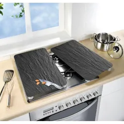 Compra TABLA PROTECCION PIZARRA VITROCERAMICA VIDRIO 2 UDS 30 X 52 CM WENKO 2521480100 al mejor precio