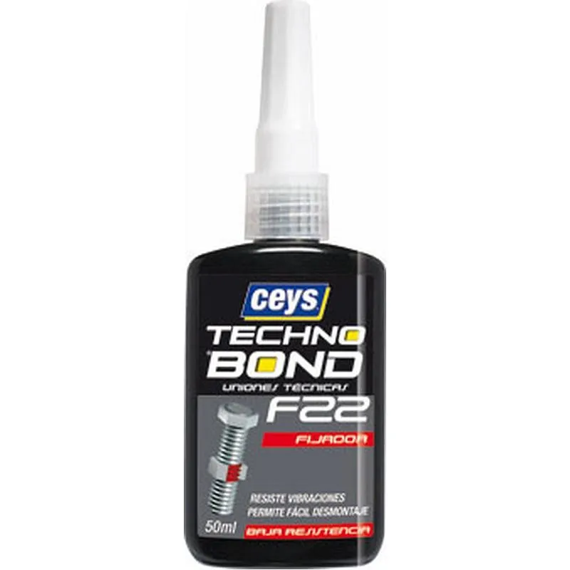 Compra ADHESIVO PROFESIONAL FIJADOR BAJA RESISTENCIA F22 50 ML TECHNOBOND 550130 al mejor precio