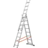 Compra ESCALERA ALUMINIO PROFESIONAL TRIPLE COMBINADA 3X12 PELDAÑOS KYLATE AL445 al mejor precio
