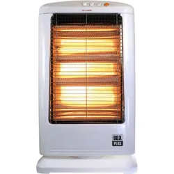 Compra ESTUFA HALOGENA OSCILANTE 400 / 800 / 1200 W BLANCA BOX PLUS BPC-H1701 al mejor precio