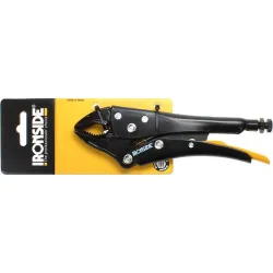 Compra ALICATE DE PRESION GRIP UNIVERSAL BOCA CURVA 192 MM APERTURA: 0-42 MM., CON CORTANTE IRONSIDE 100716 al mejor precio