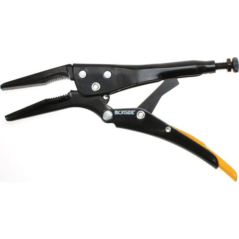Compra ALICATE DE PRESION GRIP UNIVERSAL NARIZ LARGA 176 MM APERTURA: 0-50 MM IRONSIDE 100718 al mejor precio