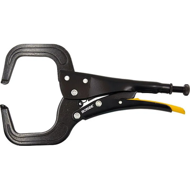 Compra TORNILLO APRIETE GRIP DE ACERO CUELLO DE CISNE 288 MM APERTURA: 0-110 MM IRONSIDE 100725 al mejor precio