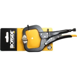 Compra TORNILLO APRIETE GRIP ACERO CUELLO DE CISNE APERTURA: 0-50 MM CON OSCILANTES IRONSIDE 100727 al mejor precio