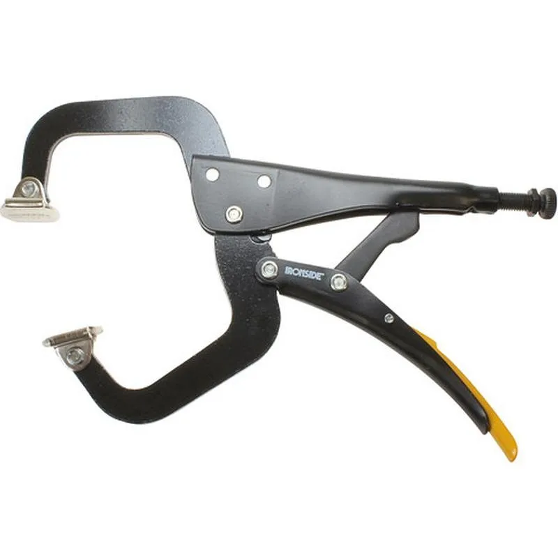 Compra TORNILLO APRIETE GRIP ACERO CUELLO DE CISNE APERTURA: 0-100 MM CON OSCILANTES IRONSIDE 100728 al mejor precio