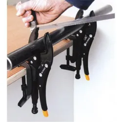 Compra TORNILLO DE BANCO PORTATIL "KIT MANOS LIBRES" COMPOSICION: 2 TENAZA GRIP OMNIUM + 2 SOPORTE GRIP IRONSIDE 100731 al mejor precio