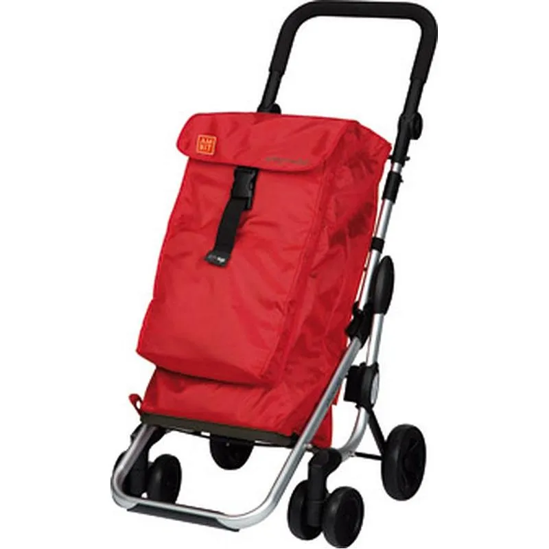 Compra CARRO COMPRA 4 RUEDAS GIR.GO UP ROJO AMBIT 24910HA 209 al mejor precio