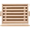 Compra TABLA CORTAR MADERA PAN CON REJILLA 38,5 X 25 X 2,2 CM 2880238 al mejor precio