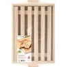 Compra TABLA CORTAR MADERA PAN CON REJILLA 38,5 X 25 X 2,2 CM 2880238 al mejor precio
