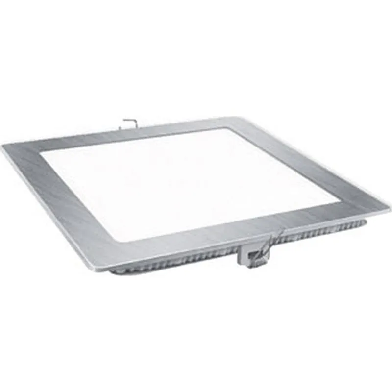 Compra DOWNLIGHT LED EMPOTRAR CUADRADO PLATA LUZ NEUTRA 1700LM 18W MATEL 22847 al mejor precio
