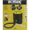 Compra ASPIRADOR SOPLADOR CENIZAS CALIENTES 1200 W 20 L TUBO 120 CM CON BOQUILLA IRONSIDE 201220 al mejor precio