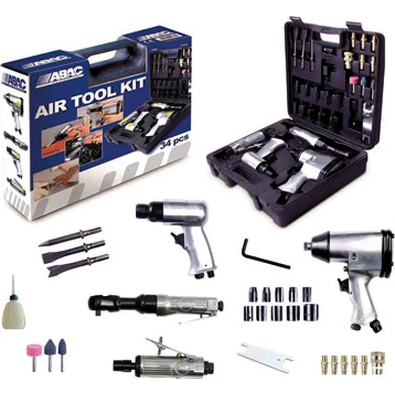 Compra HERRAMIENTA NEUMATICA KIT 34 PIEZAS AIR TOOL ABAC 8973005156 al mejor precio