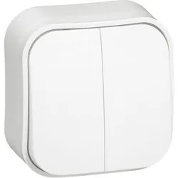 CONMUTADOR DOBLE BLANCO...