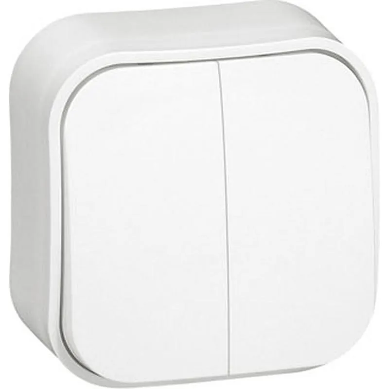 Compra CONMUTADOR DOBLE BLANCO IP21 FORIX LEGRAND 782406 al mejor precio