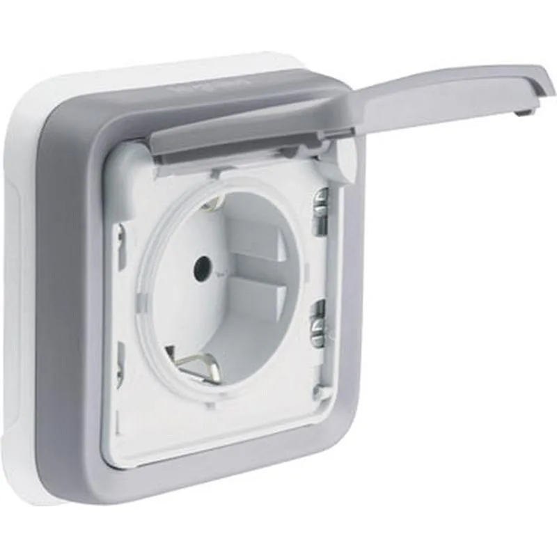 Compra BASE SCHUKO EMPOTRAR GRIS IP55 PLEXO LEGRAND 191512 al mejor precio
