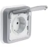 Compra BASE SCHUKO EMPOTRAR GRIS IP55 PLEXO LEGRAND 191512 al mejor precio