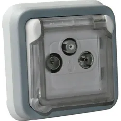 BASE TV EMPOTRAR GRIS IP55...