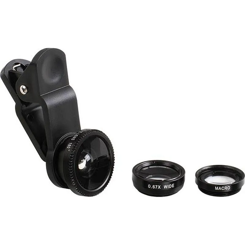 Compra JUEGO DE LENTES CAMARA SMARTPHONE 3LENTES UNIVERSALES NON TEA140 al mejor precio