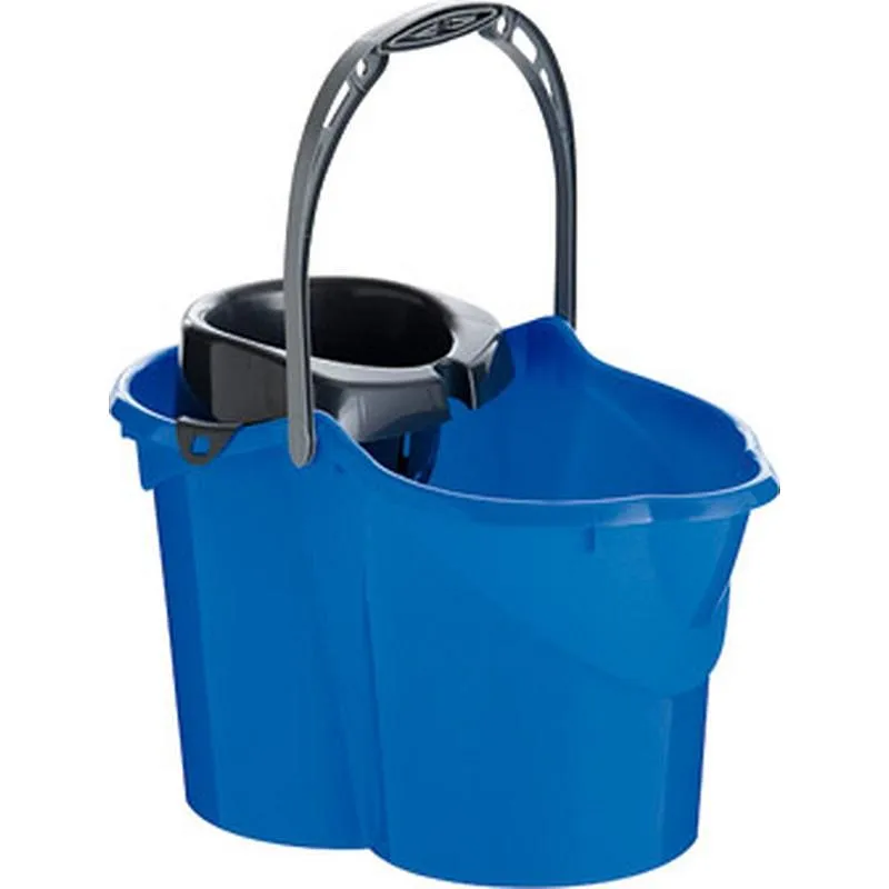 Compra CUBO CON ESCURRIDOR 15 L AZUL MAYA 09050 al mejor precio