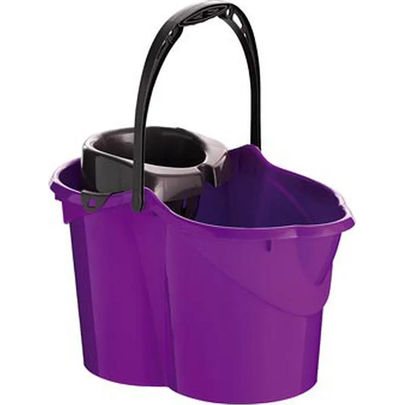 Compra CUBO CON ESCURRIDOR 15 L LILA MAYA 09050 al mejor precio