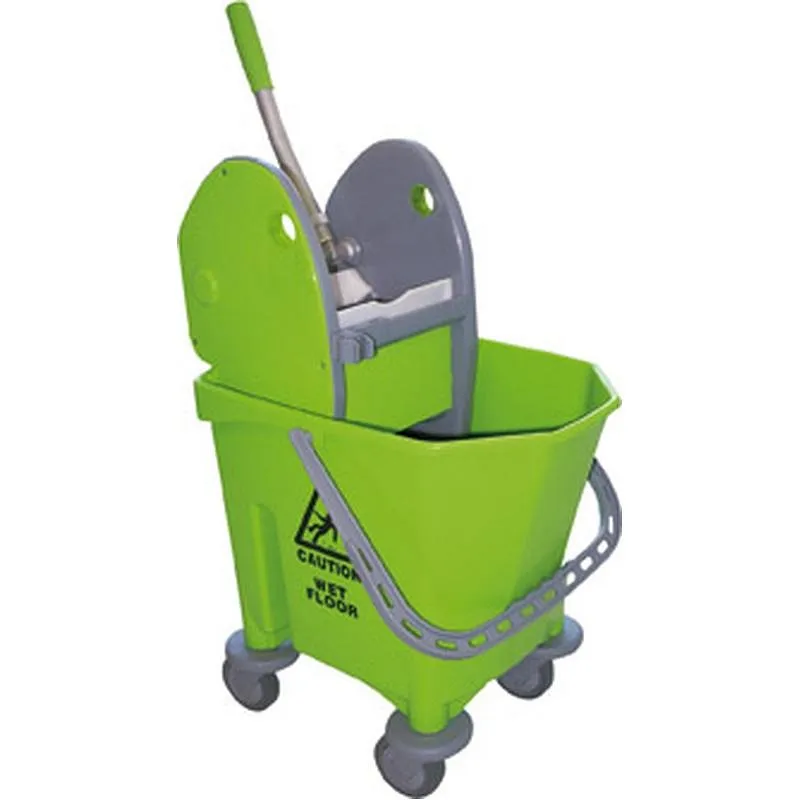 Compra CARRO 1 CUBO CON PRENSA VERDE 25 L MAYA 91137 al mejor precio