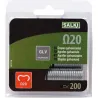 Compra GRAPA CERCADOS OMEGA 200 UDS A20 GALVANIZADA SALKI 111120 al mejor precio
