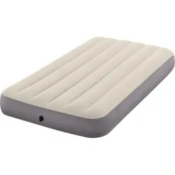 Compra COLCHON CAMA HINCHABLE INDIVIDUAL FIBER TECH 99X191X25 CM INTEX 64101 al mejor precio