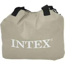 Compra COLCHON CAMA HINCHABLE INDIVIDUAL FIBER TECH 99X191X42 CM + INFLADOR ELECTRICO INTEX 64122 al mejor precio