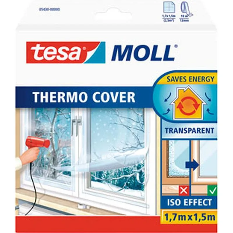 Compra FILM AISLANTE PARA VENTANA THERMO COVER 170 X 150 CM TESAMOLL TESA MOLL 05430-00000-01 al mejor precio