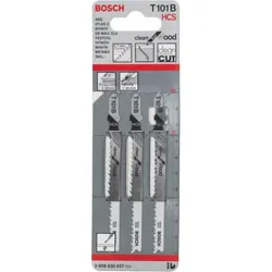 Compra HOJA SIERRA CALAR CLEAN T-101B MADERA 100 MM 3 UNIDADES BOSCH PROFESIONAL 2608630557 al mejor precio