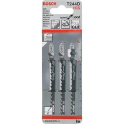 Compra HOJA SIERRA CALAR SPEED T-244D MADERA 100 MM 3 UNIDADES BOSCH PROFESIONAL 2608630879 al mejor precio