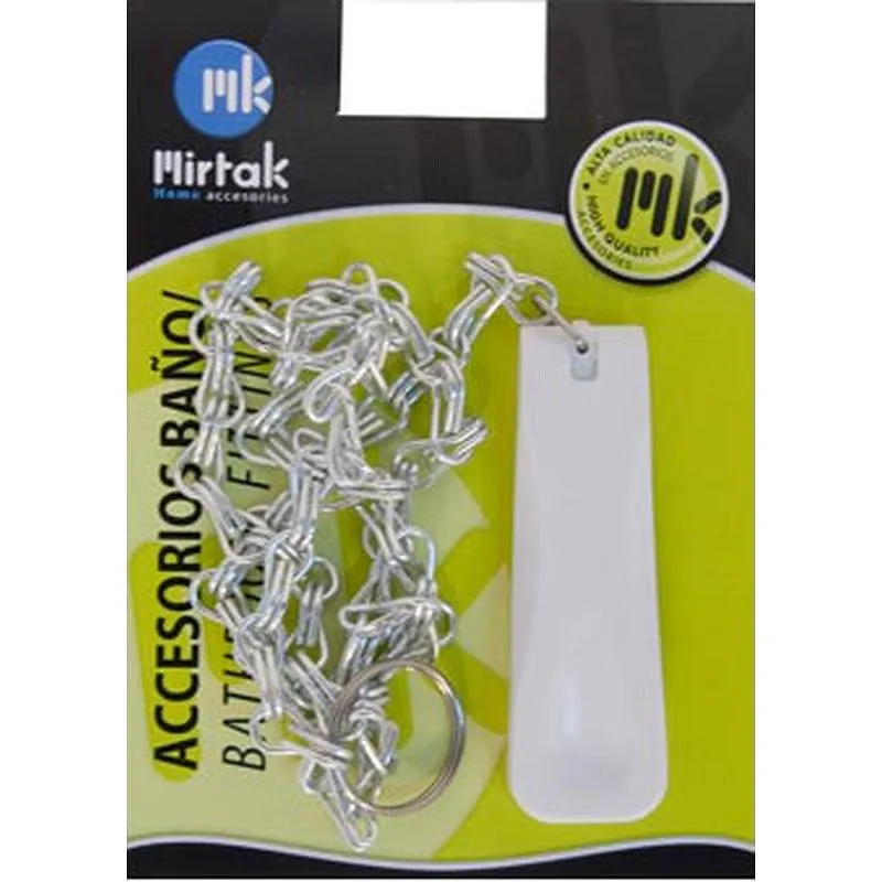 Compra TIRADOR WC PLANO BLANCO MIRTAK B-62011 al mejor precio