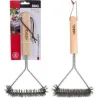 CEPILLO BARBACOA INOXIDABLE 30 X 14 CM MANGO MADERA IMPORT YL7900660/C83506090