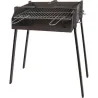 BARBACOA CARBON-LEÑA RECTANGULAR SOPORTE PAELLERO 60 X 40 X 75 CM IMEX EL ZORRO 71585