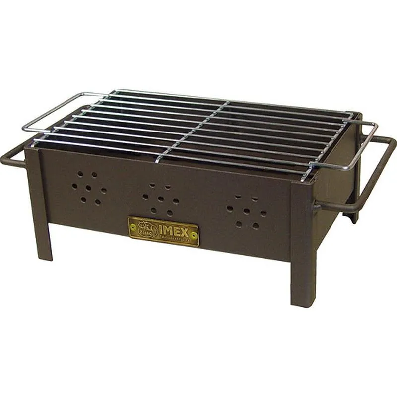Compra BARBACOA CARBON RECTANGULAR SOBREMESA PARRILLA CINCADA 31 X 21 X 14 CM IMEX EL ZORRO 71431 al mejor precio