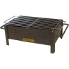 Compra BARBACOA CARBON RECTANGULAR SOBREMESA PARRILLA CINCADA 31 X 21 X 14 CM IMEX EL ZORRO 71431 al mejor precio