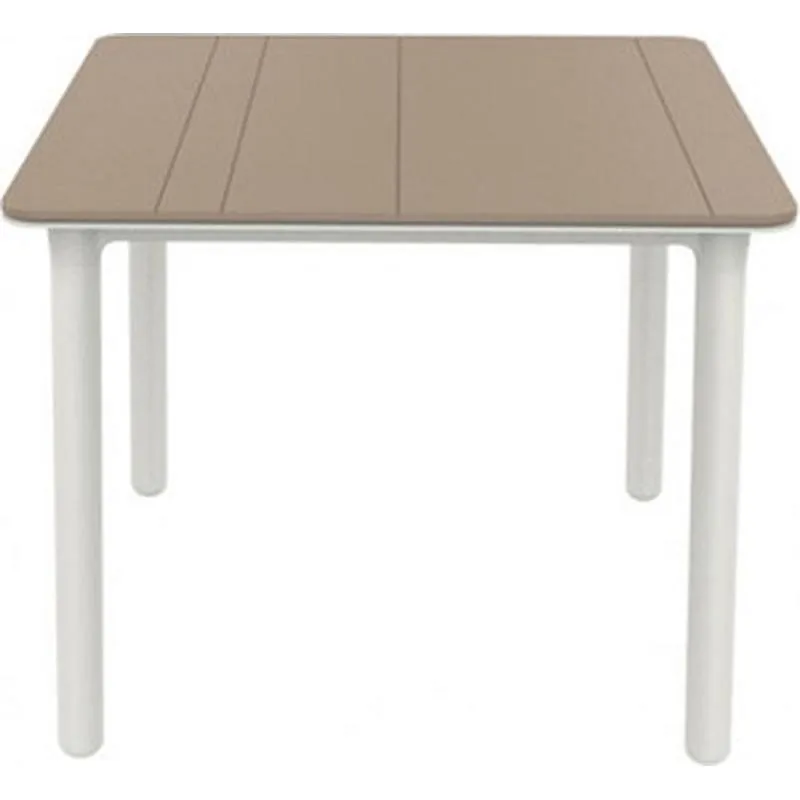 Compra MESA CUADRADA NOA ARENA/BLANCO 90 X 90 CM RESOL 04167.1X al mejor precio
