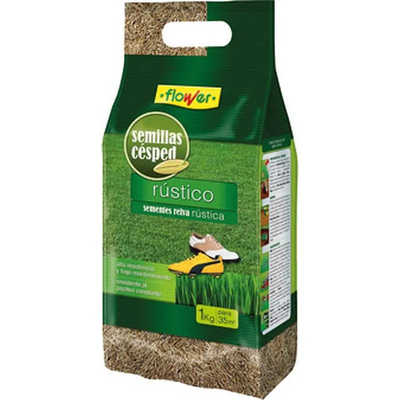 Compra SEMILLAS CESPED RUSTICO 1KG FLOWER 1-10788 al mejor precio