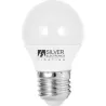 Compra BOMBILLA LED ESFERICA (PACK 4 UNIDADES) E14 LUZ CALIDA 436LM 5W SILVER 19602144 al mejor precio